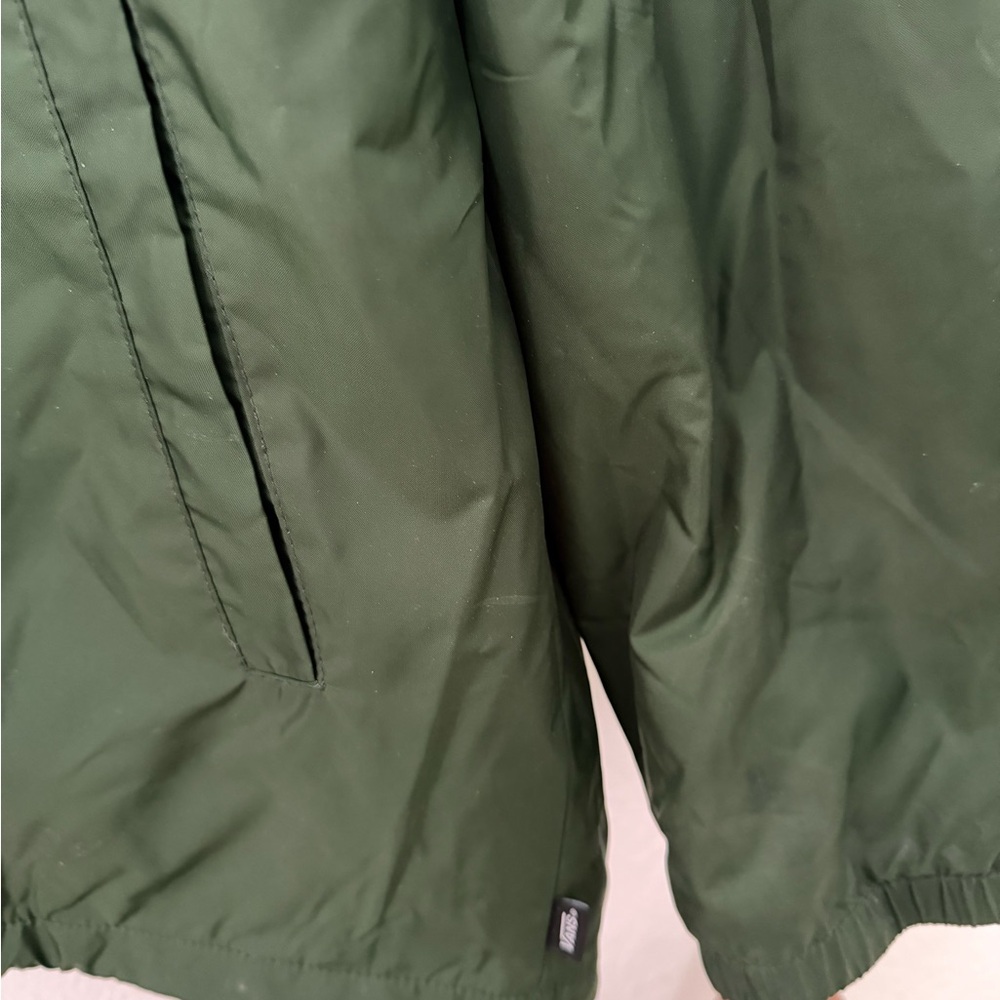 Vans Olive Green Hooded Windbreaker Jacket - Picture 4 of 4
